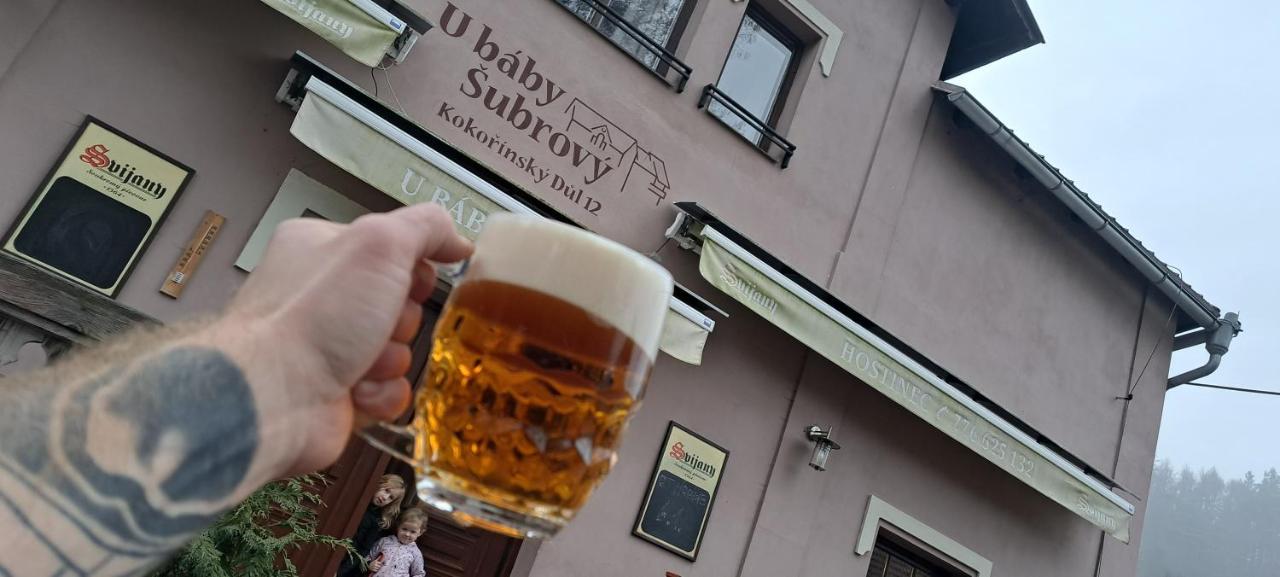 Hotel Penzion A Restaurace U Baby Subrovy Kokorin Exterior foto